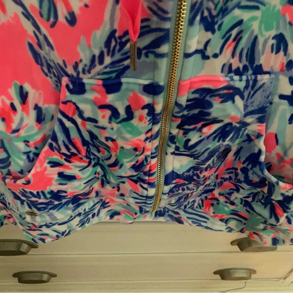 Lilly Pulitzer Multicolor Zip-Up Hoodie - Picture 5 of 8